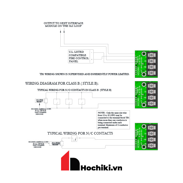 DCP-FRCME-M Module địa chỉ giám sát 01 đầu vào, Hệ báo cháy địa chỉ