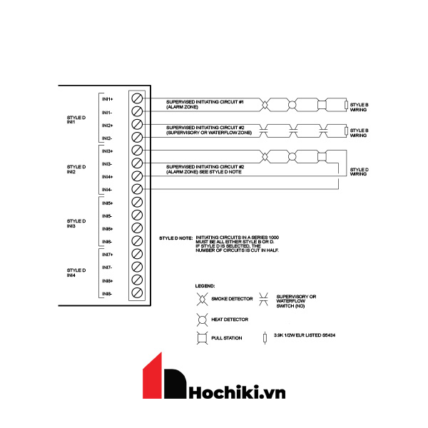 HDM-1008 Module mở rộng 08 kênh cho tủ HCP-1008EDS, Hệ báo cháy thường