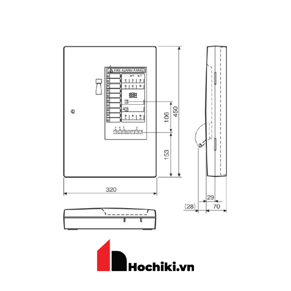 Trung tâm báo cháy 10 kênh RPS-AAW10, Hệ báo cháy thường