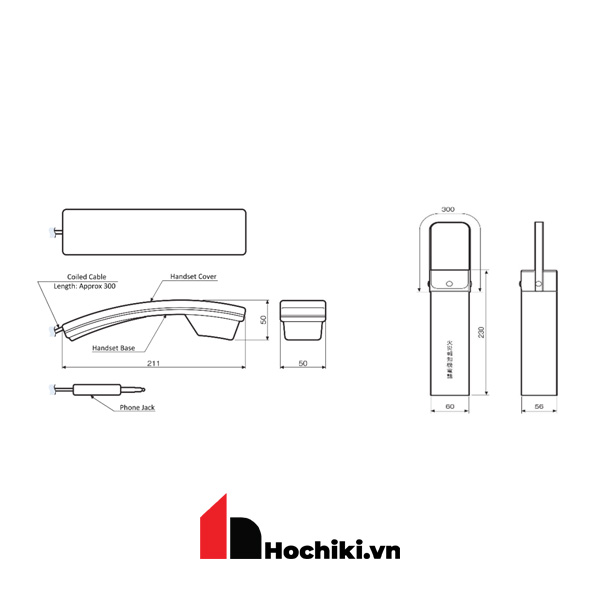 SC-PA Tay điện thoại báo cháy, Firephone và Voice cảnh báo cháy