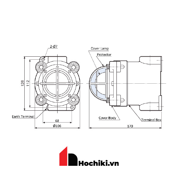 TPLD-R Đèn báo vị trí loại chống nổ, Thiết bị cảnh báo cháy thường