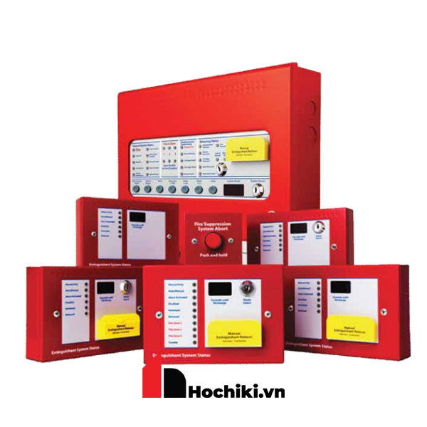 Trung tâm báo cháy và điều khiển xả khí 03 kênh Sigma A-XT, Hệ điều khiển chữa cháy