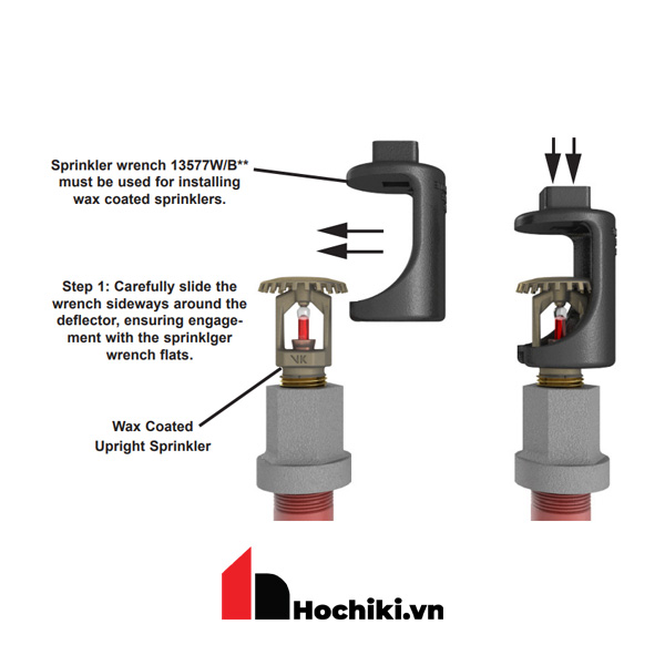VK100 Đầu phun Sprinkler Viking hướng lên tiêu chuẩn Micromatic®, Đầu phun sprinkler Viking-UL
